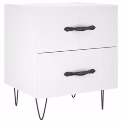 VidaXL 827293 comodino Bianco - Vista aggiuntiva 5