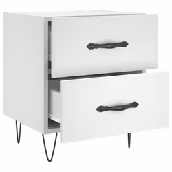 VidaXL 827293 comodino Bianco - Vista aggiuntiva 7