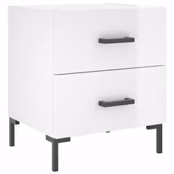 VidaXL 827313 comodino Bianco - Vista aggiuntiva 5