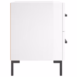 VidaXL 827313 comodino Bianco - Vista aggiuntiva 7