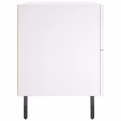 VidaXL 827341 comodino Bianco - Vista aggiuntiva 5