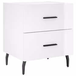VidaXL 827345 comodino Bianco - Vista aggiuntiva 5