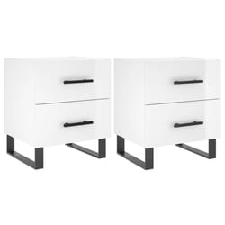 VidaXL 827361 comodino Bianco