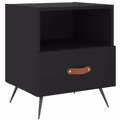 VidaXL 827375 comodino Nero - Vista aggiuntiva 5