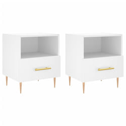 VidaXL 827405 comodino Bianco