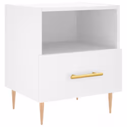 VidaXL 827405 comodino Bianco - Vista aggiuntiva 5