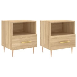 VidaXL 827411 comodino Quercia
