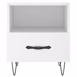 VidaXL 827421 comodino Bianco - Vista aggiuntiva 4