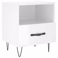 VidaXL 827425 comodino Bianco - Vista aggiuntiva 6