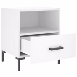 VidaXL 827437 comodino Bianco - Vista aggiuntiva 4