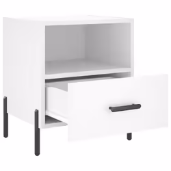 VidaXL 827453 comodino Bianco - Vista aggiuntiva 5