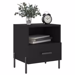 VidaXL 827455 comodino Nero - Vista aggiuntiva 4