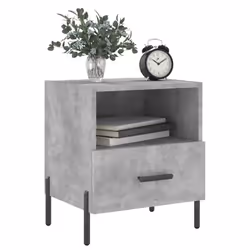VidaXL 827461 comodino Colore cemento - Vista aggiuntiva 4