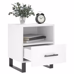VidaXL 827484 comodino Bianco - Vista aggiuntiva 7
