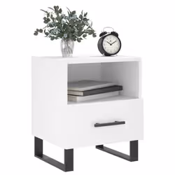 VidaXL 827484 comodino Bianco - Vista aggiuntiva 8