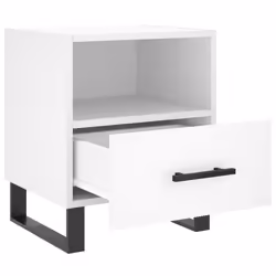 VidaXL 827485 comodino Bianco - Vista aggiuntiva 5