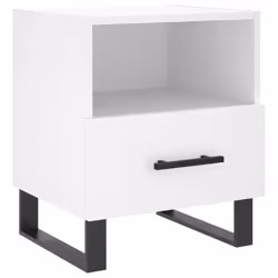 VidaXL 827485 comodino Bianco - Vista aggiuntiva 6