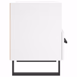 VidaXL 827485 comodino Bianco - Vista aggiuntiva 8