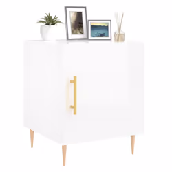 VidaXL 827537 comodino Bianco - Vista aggiuntiva 4