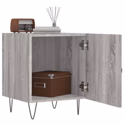 Comodini 2 pz Grigio Sonoma 40x40x50 cm in Legno Multistratocod mxl 128482 - Vista aggiuntiva 3