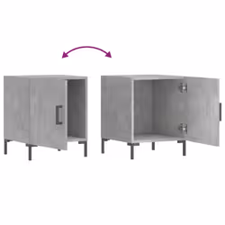 VidaXL 827573 comodino Colore cemento - Vista aggiuntiva 7