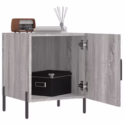 Comodini 2 pz Grigio Sonoma 40x40x50 cm in Legno Multistratocod mxl 104708 - Vista aggiuntiva 3