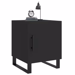 VidaXL 827615 comodino Nero - Vista aggiuntiva 4