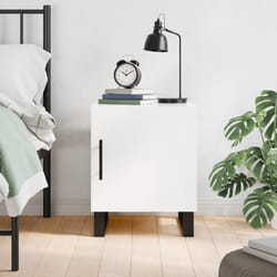 VidaXL 827616 comodino Bianco