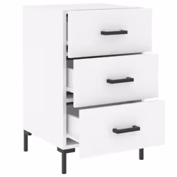 VidaXL 827660 comodino Bianco - Vista aggiuntiva 7