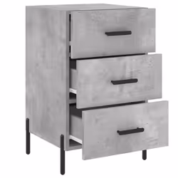 VidaXL 827672 comodino Colore cemento - Vista aggiuntiva 7