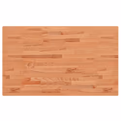 Piano Tavolo 100x60x1,5cm Rettangolare Legno Massello Faggiocod mxl 107392 - Vista aggiuntiva 2