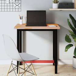 Banco da Lavoro 80x55x81,5 cm Legno Massello Faggio e Metallo Vidaxl 316009