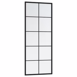 Specchi a Parete 2 pz Neri 100x40 cm in Metallocod mxl 76874 - Vista aggiuntiva 3