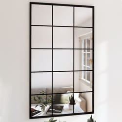 Vidaxl - Specchi a Parete 2 pz Neri 100x60 cm in Metallo