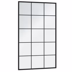 Specchi a Parete 4 pz Neri 100x60 cm in Metallocod mxl 100856 - Vista aggiuntiva 3