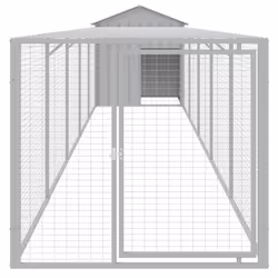 Pollaio Area Corsa Grigio Chiaro 117x609x123 cm Acciaio Zincatocod mxl 93948 - Vista aggiuntiva 3