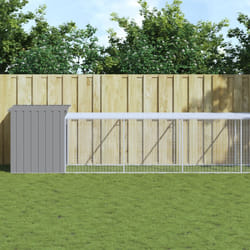 Pollaio Area Corsa Grigio Chiaro 110x1017x110cm Acciaio Zincatocod mxl 69779