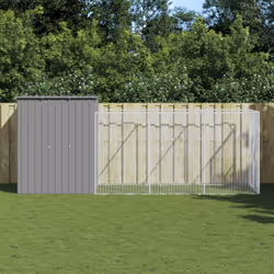 Garantite comfort e sicurezza ai vostri amici pelosi con questa casetta per cani con l'area di corsa. Utilizzo versatile: Com ...