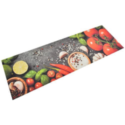 Vidaxl - Tappeto da Cucina Lavabile Verdure 60x180 cm Velluto 2856