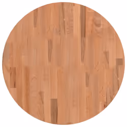 Piano per Tavolo Ø60x2,5 cm Rotondo in Legno Massello di Faggiocod mxl 131269 - Vista aggiuntiva 2