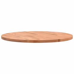 Piano per Tavolo Ø70x2,5 cm Rotondo in Legno Massello di Faggiocod mxl 83354 - Vista aggiuntiva 2
