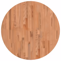 Piano per Tavolo Ø80x2,5 cm Rotondo in Legno Massello di Faggiocod mxl 107293 - Vista aggiuntiva 2