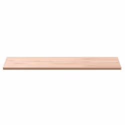 Piano Bagno 80x40x1,5 cm Legno Massello di Faggiocod mxl 83394 - Vista aggiuntiva 3
