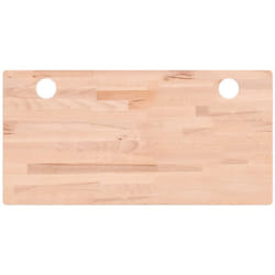 Vidaxl - Piano Scrivania 100x50x4 cm in Legno Massello di Faggio