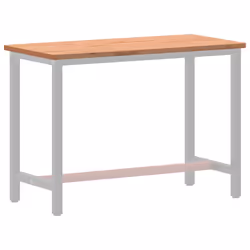 Piano per Banco da Lavoro 115x55x2,5 cm Legno Massello Faggiocod mxl 83464 - Vista aggiuntiva 3