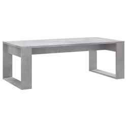 Tavolino Salotto Grigio Cemento 102x50x35 cm Legno Multistratocod mxl 96137 - Vista aggiuntiva 2