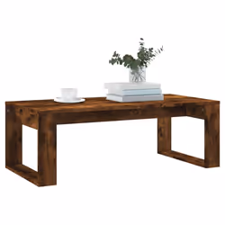 Tavolino da Salotto Rovere Fumo 102x50x35 cm Legno Multistratocod mxl 78985 - Vista aggiuntiva 3