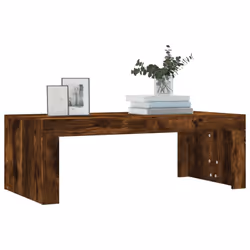 Tavolino da Salotto Rovere Fumo 102x50x36 cm Legno Multistratocod mxl 126920 - Vista aggiuntiva 3