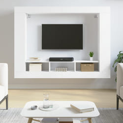 Mobile Porta TV Bianco 152x22x113 cm in Legno Multistratocod mxl 94922