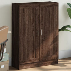 Libreria Rovere Marrone 82,5x30,5x115 cm in Legno Multistrato Vidaxl 40672
